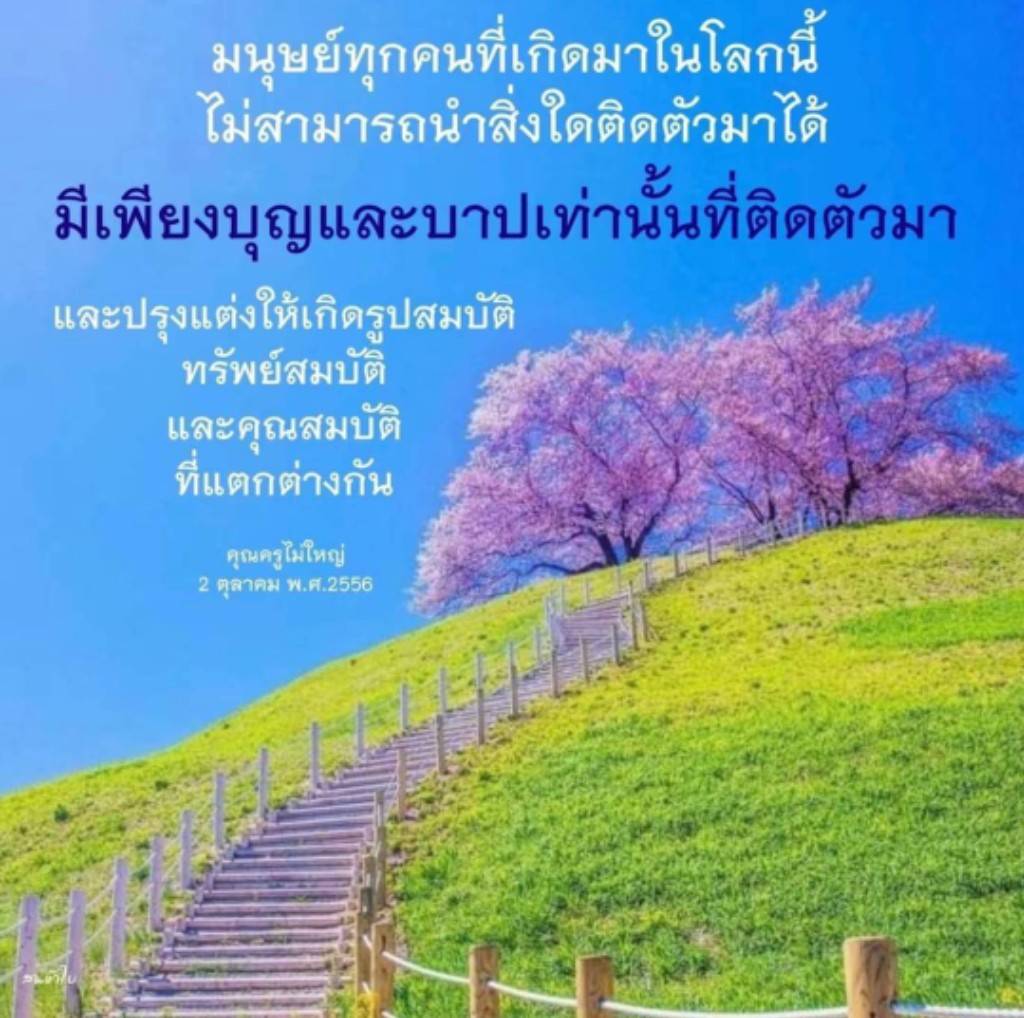 สำรวจแนวคิดเกี่ยวกับการเกิดมาของมนุษย์ที่ไม่มีสิ่งใดติดตัวมานอกจากบุญและบาป ที่มีอิทธิพลต่อรูปสมบัติและคุณสมบัติของแต่ละคน ตามแนวคิดของคุณครูไม่ใหญ่