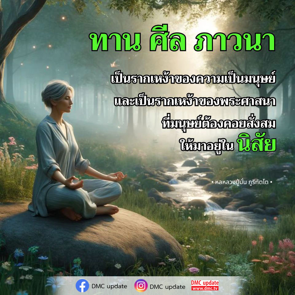 สำรวจความสำคัญของทาน ศีล และภาวนาในชีวิตมนุษย์และพระศาสนา พร้อมคำสอนจากหลวงปู่มั่น ภูริทัตโต ที่เป็นรากเหง้าของความเป็นมนุษย์และการสั่งสมคุณธรรมในนิสัย.