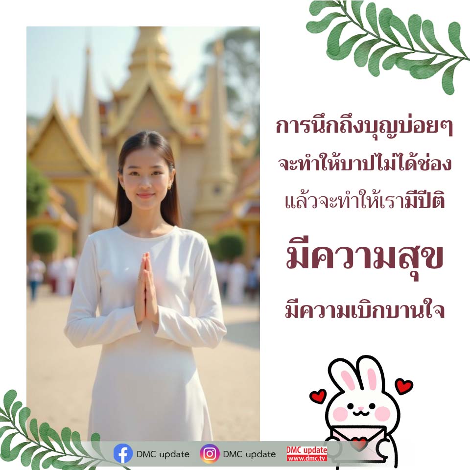 การนึกถึงบุญเพื่อชีวิตที่มีความสุขและปีติ