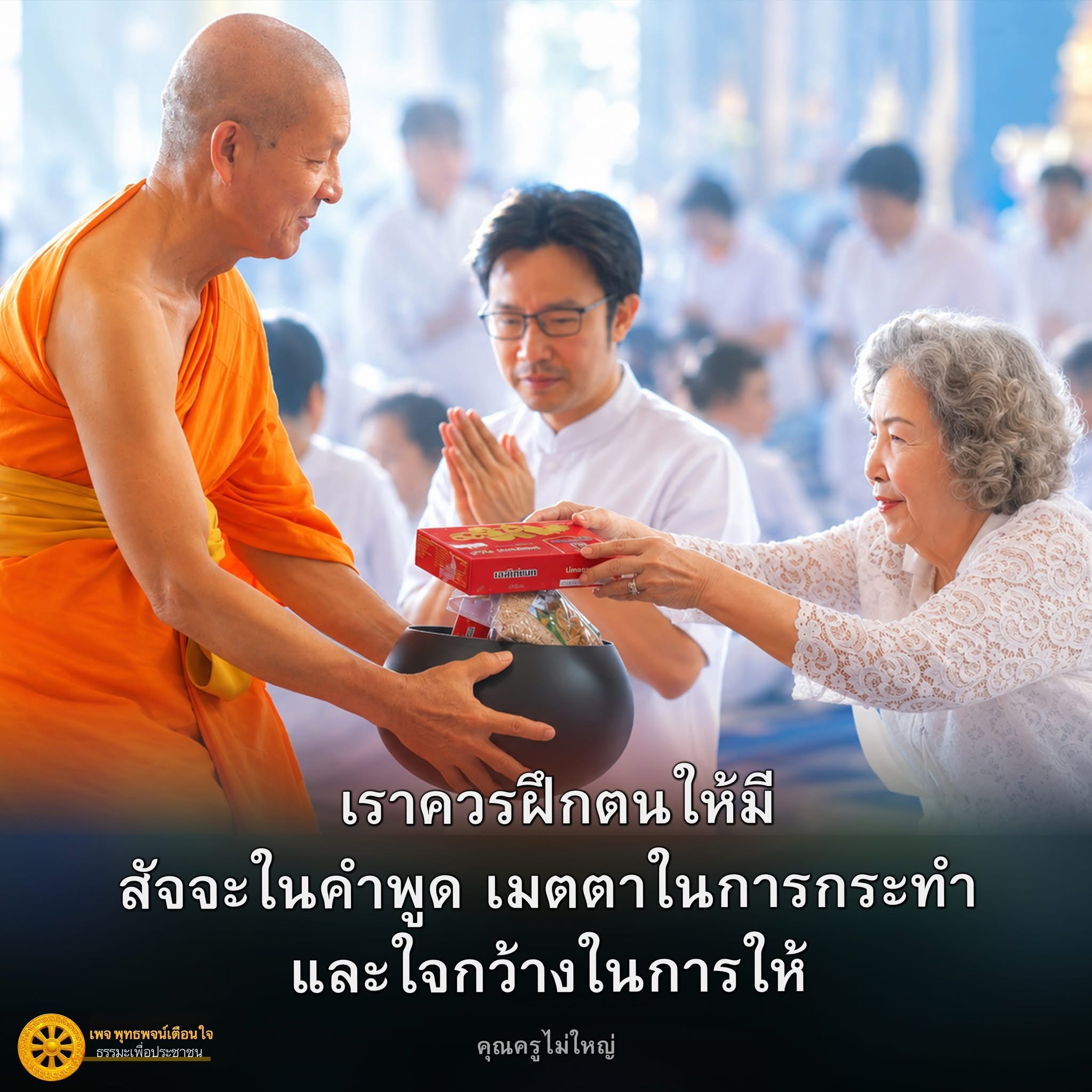 พุทธพจน์เตือนใจ: สัจจะ เมตตา และใจที่กว้างขวาง