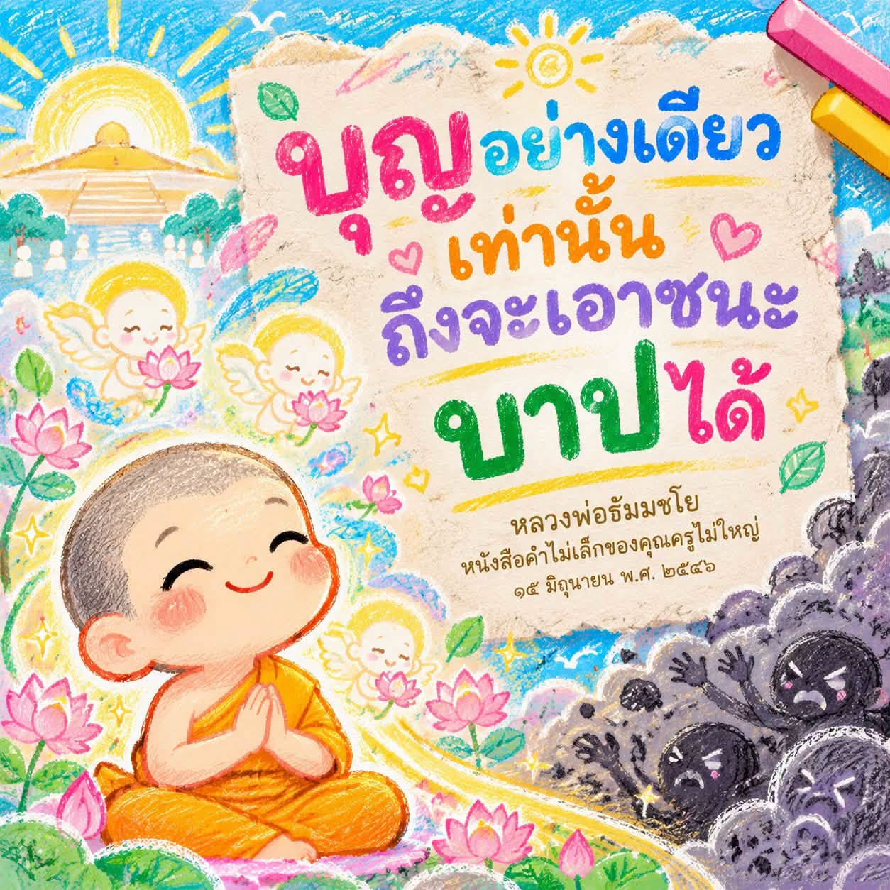 บุญอย่างเดียวเท่านั้น: เอาชนะบาปได้ด้วยคำสอนของหลวงพ่อธัมมชโย