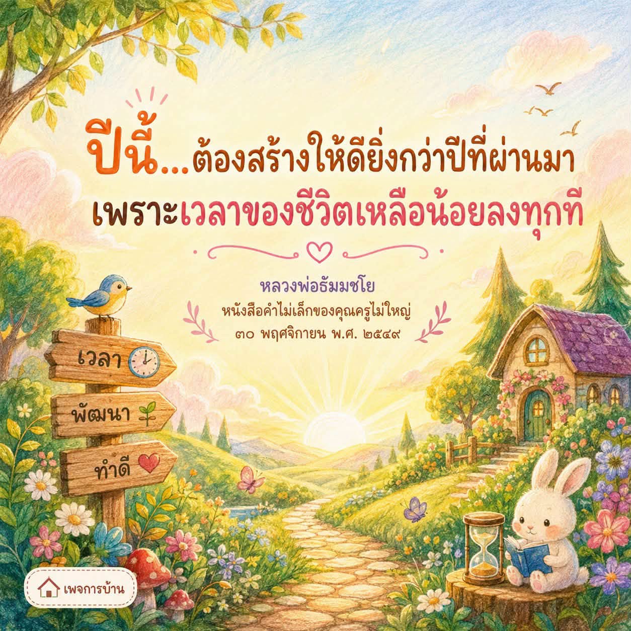 สร้างชีวิตที่ดีกว่าปีที่ผ่านมา - หลวงพ่อธัมมชโย