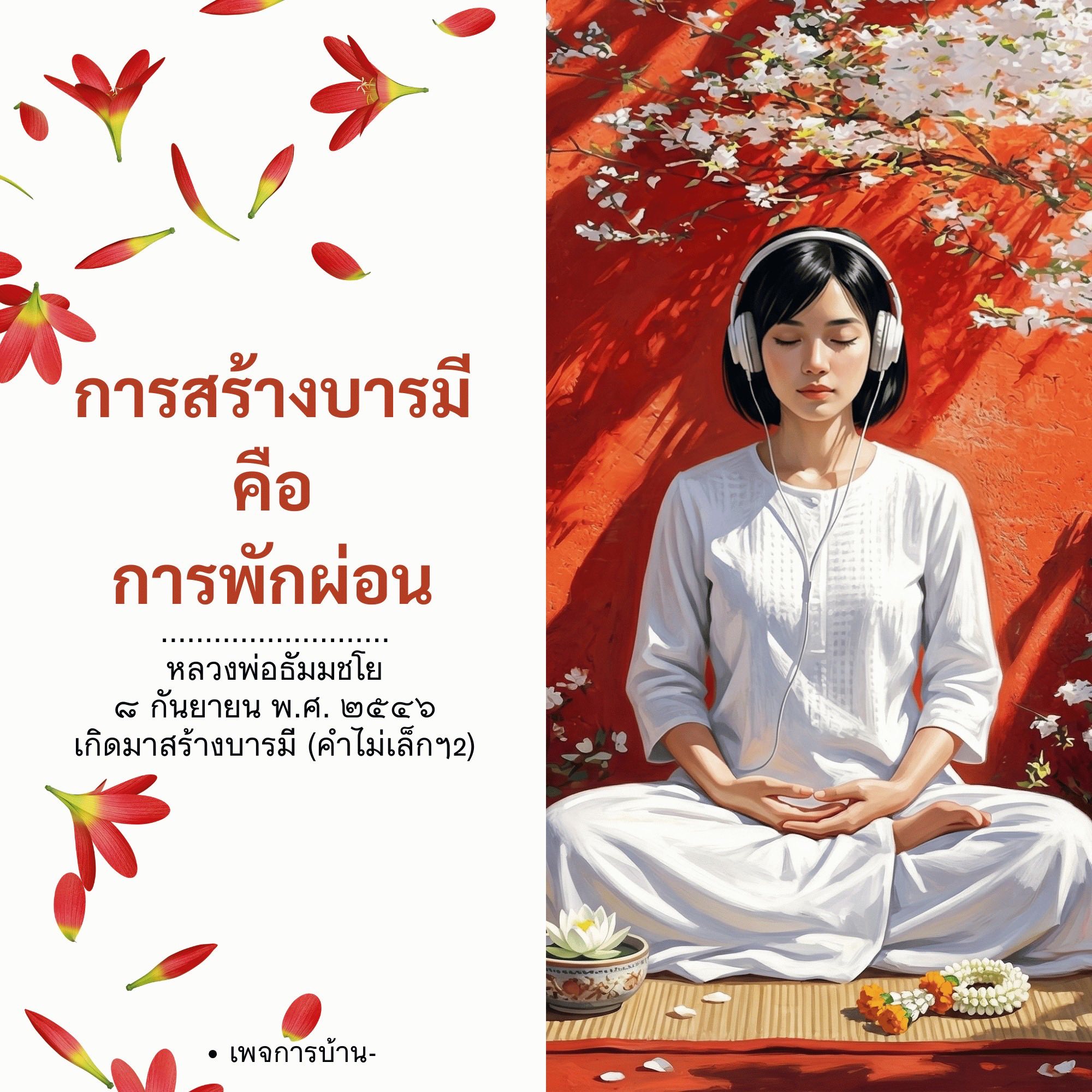 การสร้างบารมี: หลวงพ่อธัมมชโย และแนวทางการพักผ่อน