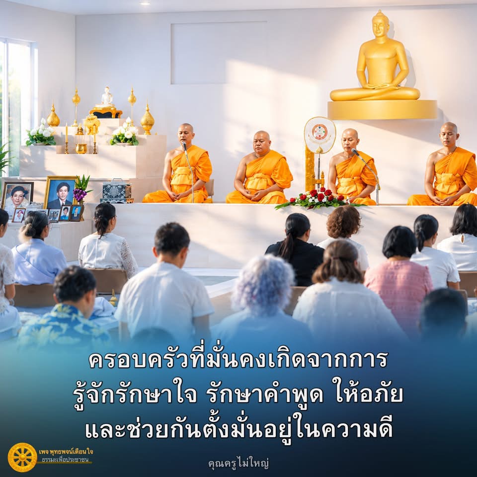สร้างครอบครัวที่มั่นคงด้วยธรรมะและการให้อภัย