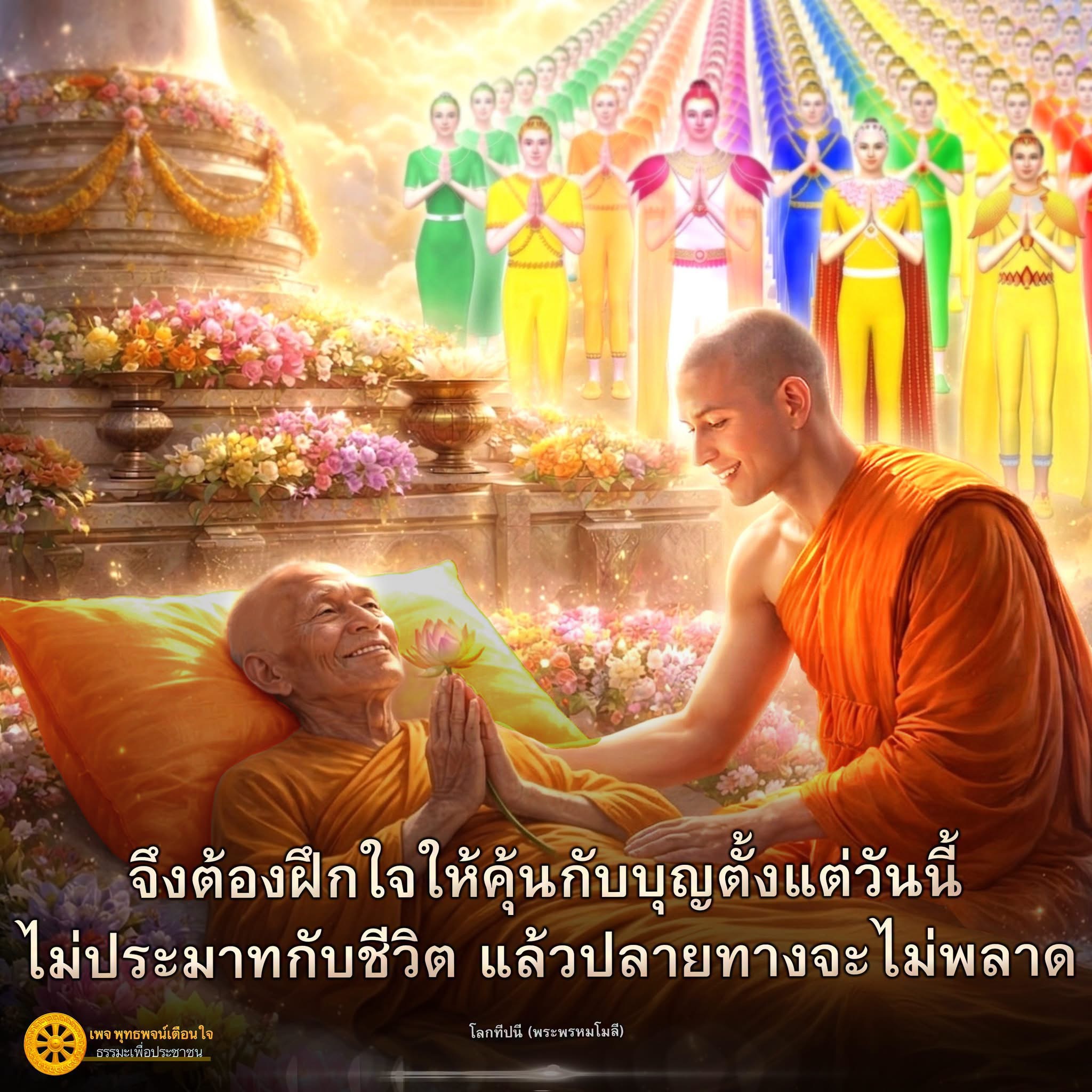 ฝึกใจให้คุ้นกับบุญ - ธรรมะเพื่อประชาชน