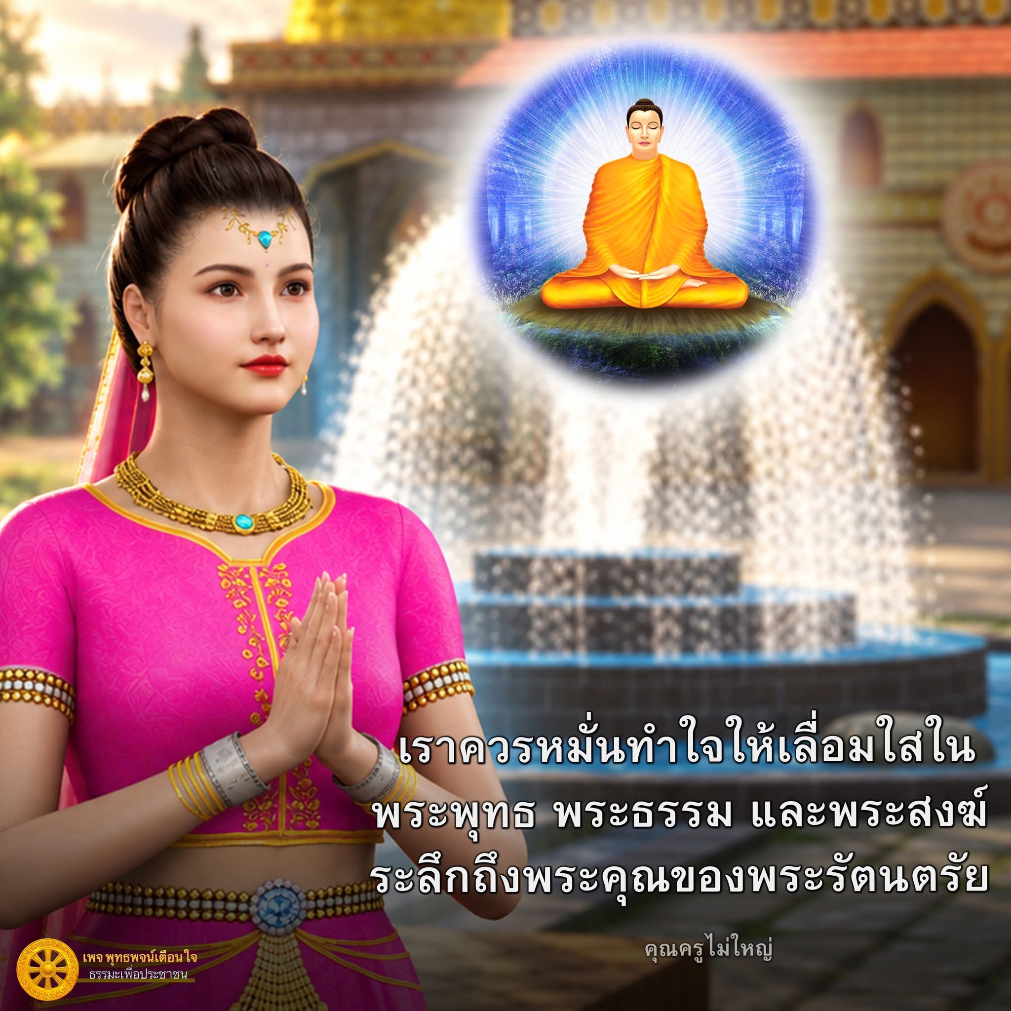 พุทธพจน์เตือนใจ - ธรรมะเพื่อประชาชน