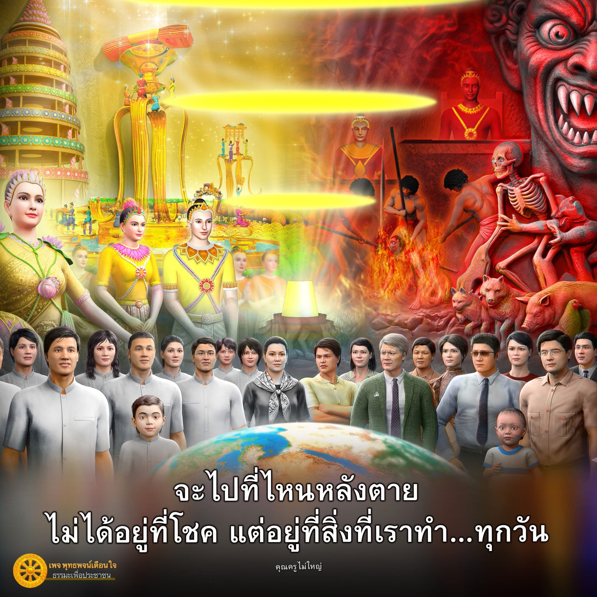 จะไปที่ไหนหลังตาย: ธรรมะและการใช้ชีวิตอย่างมีสติ