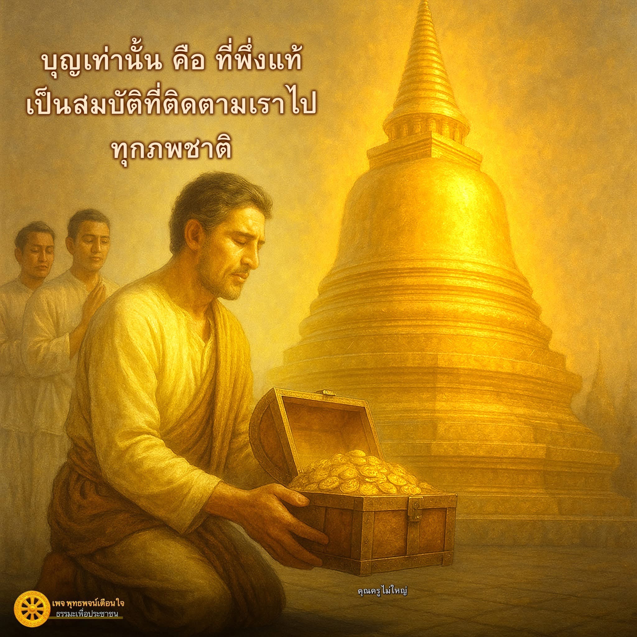 อีการ์ดคำสอนหลวงพ่อ (คุณครูไม่ใหญ่)เป็นโอวาทที่สั่งสอนชี้แนะและให้กำลังใจในการดำเนินชีวิตที่ถูกต้องดีงาม