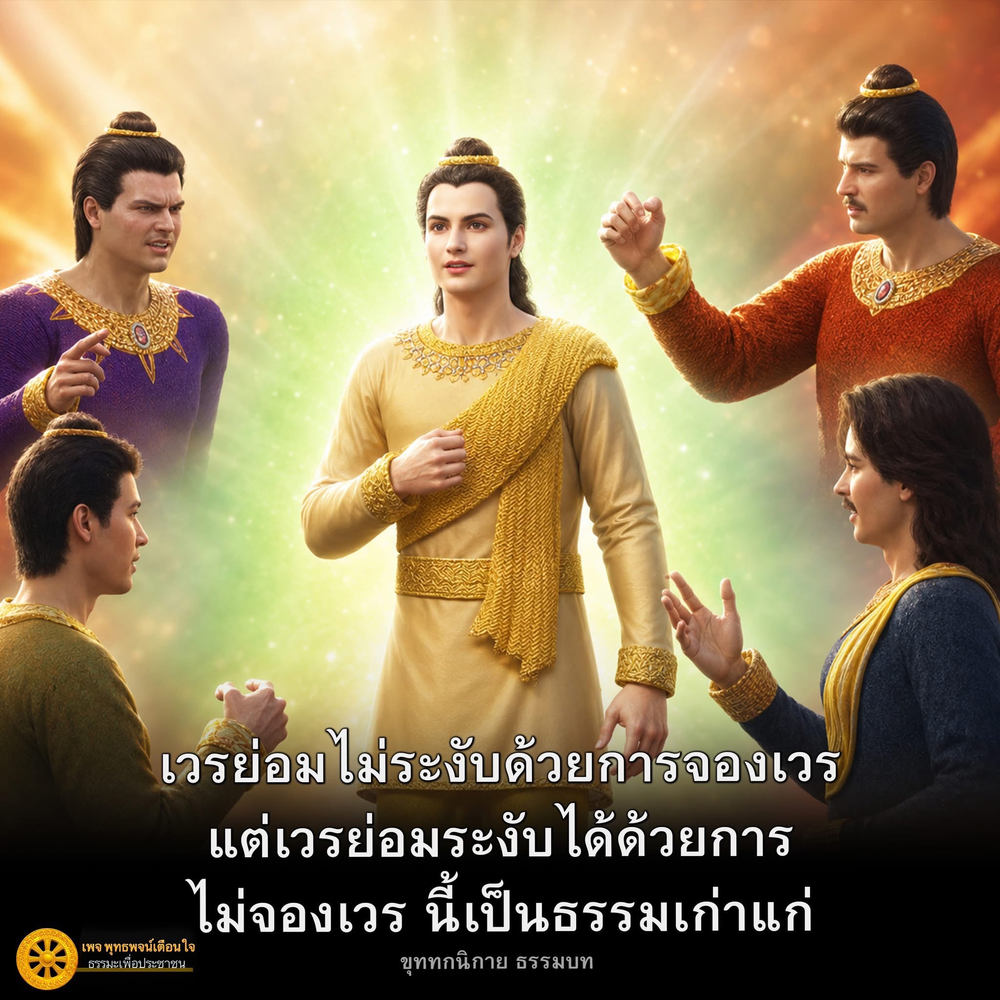 เวรย่อมไม่ระงับด้วยการจองเวร - พุทธพจน์เตือนใจ