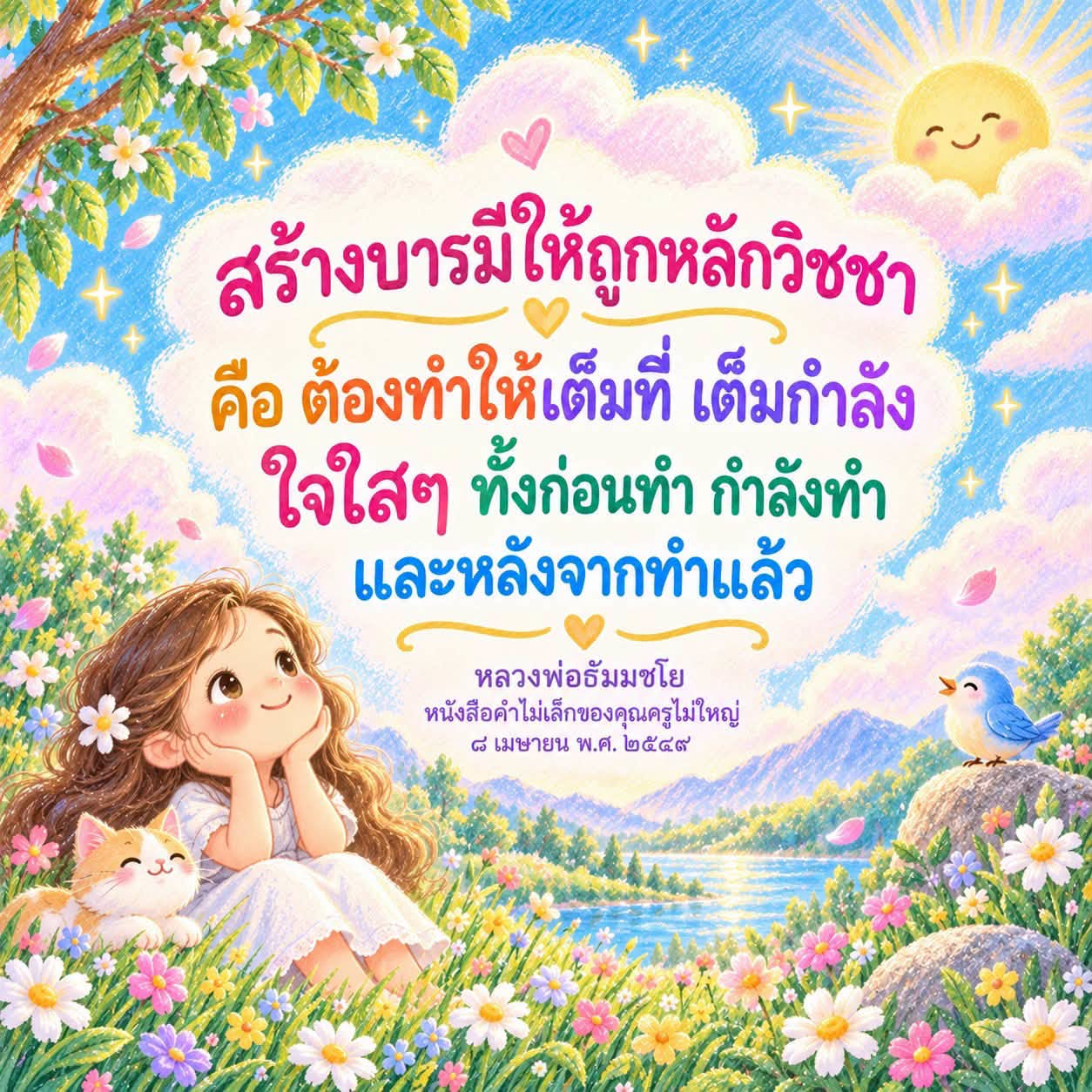 สร้างบารมีให้ถูกหลักวิชชา ตามคำสอนของหลวงพ่อธัมมชโย