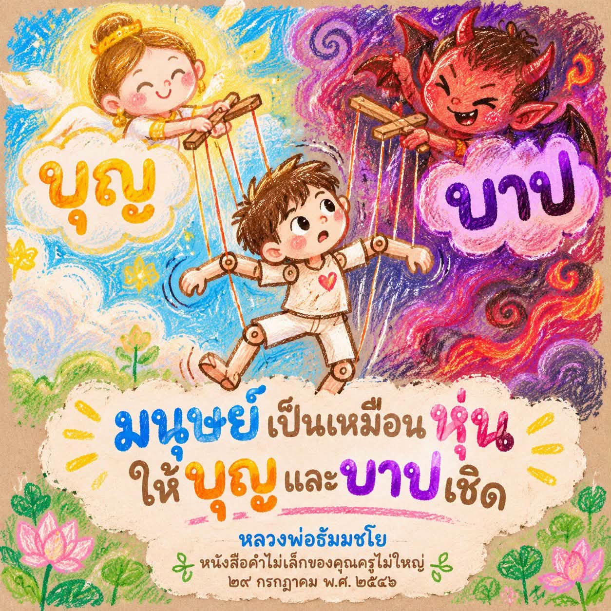 บุญ บาป มนุษย์: ความหมายและบทเรียนจากหลวงพ่อธัมมชโย