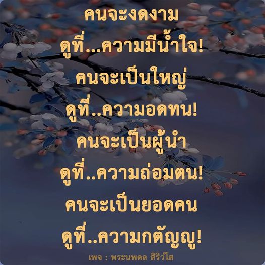 ค้นพบคุณสมบัติที่ทำให้คนเป็นที่น่าชื่นชมและเป็นผู้นำที่แท้จริง ผ่านความมีน้ำใจ, ความอดทน, ความถ่อมตน และความกตัญญู ในเพจของพระนพดล สิริวํโส