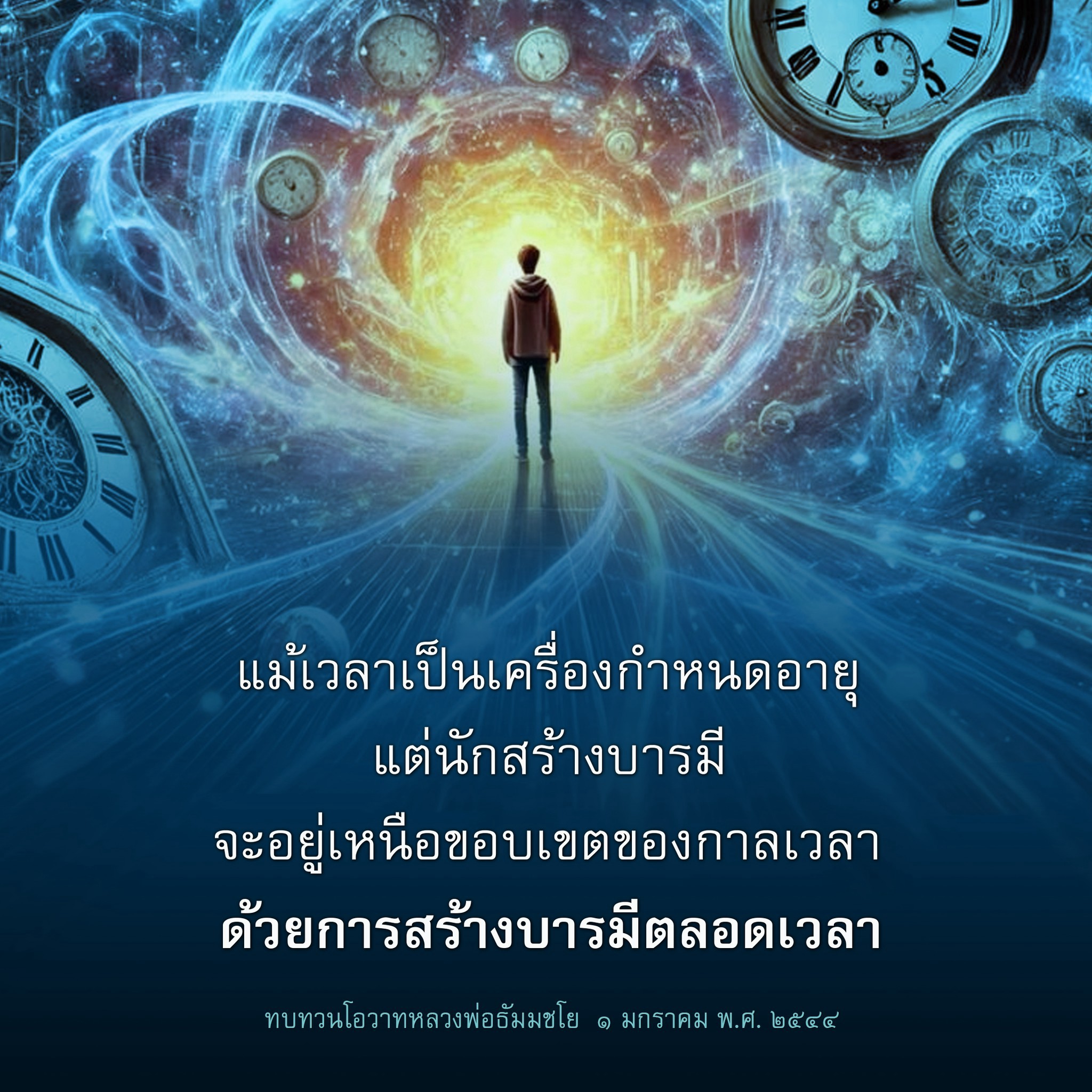 สร้างบารมีตลอดเวลา: คำสอนจากหลวงพ่อธัมมชโย
