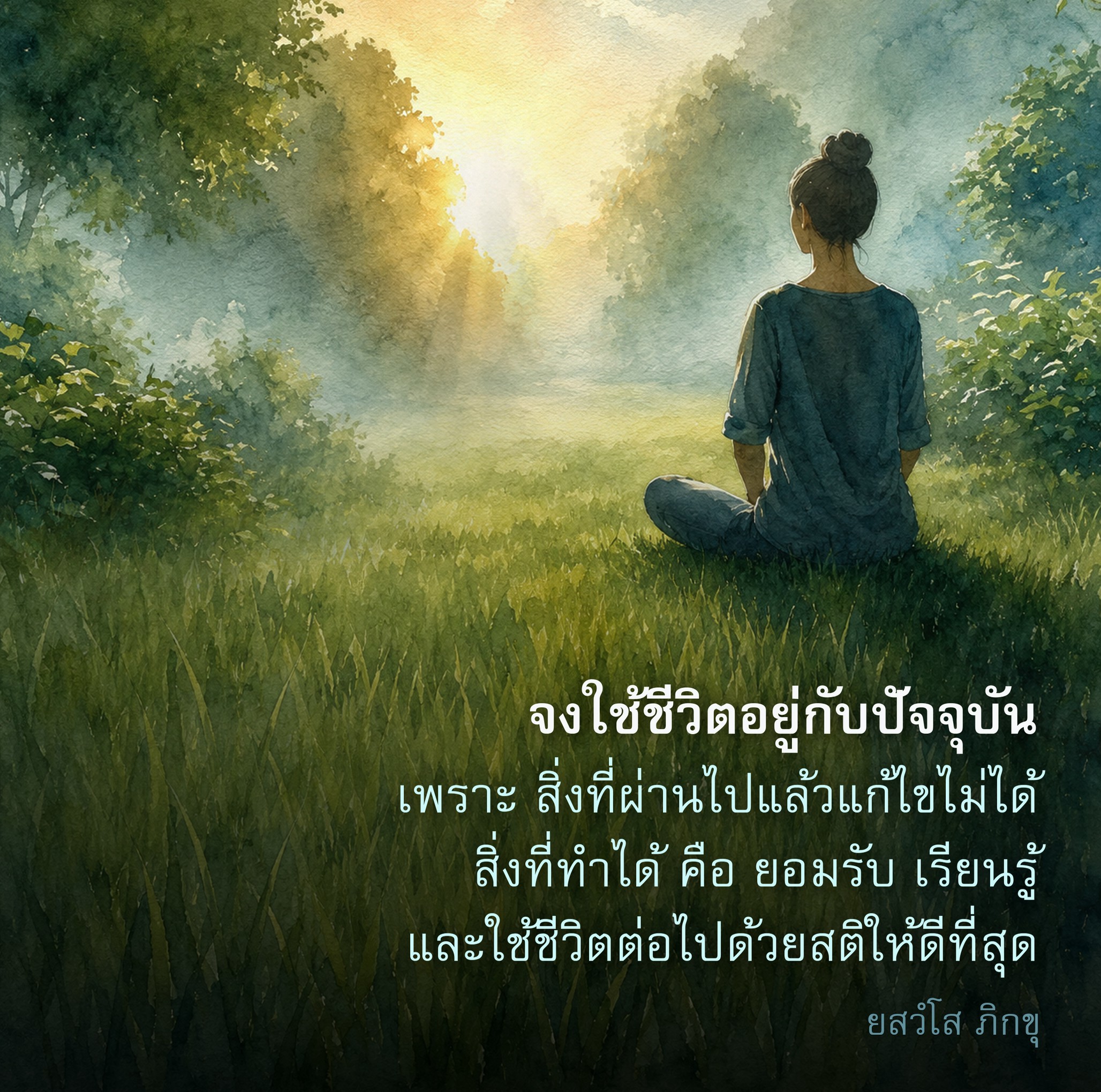 ใช้ชีวิตอยู่กับปัจจุบัน: ยอมรับ เรียนรู้ และเติบโต