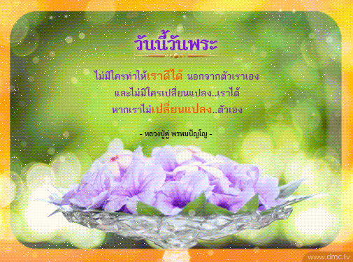 วันพระ เราชาวพุทธควรเข้าวัดปฏิบัติธรรม  ทำบุญตักบาตรให้ชีวิตสัตว์เป็นทาน เป็นการสั่งสมบุญบารมีและสืบทอดพุทธประเพณีที่งดงามสืบต่อไป