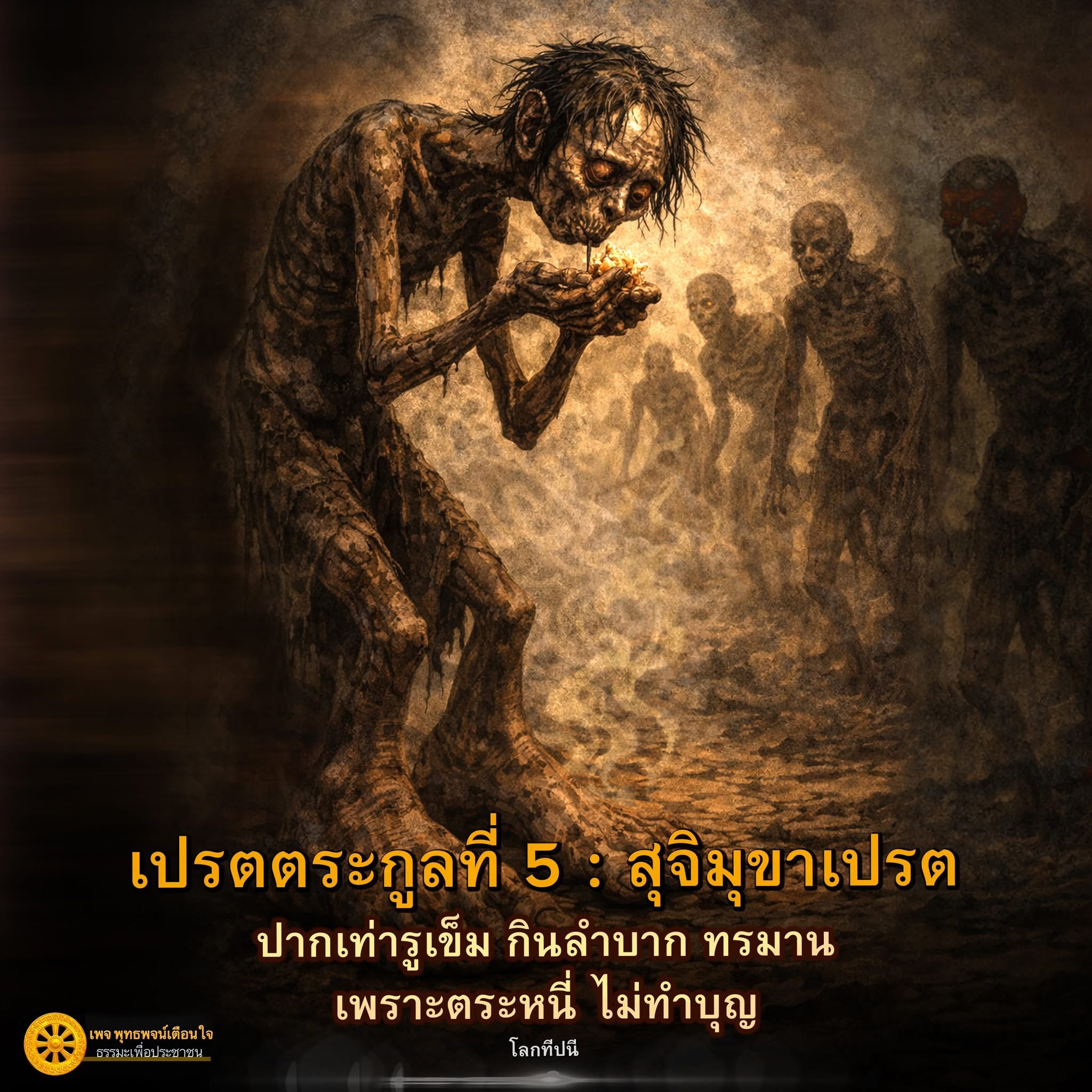 สุจิมุขาเปรต: ธรรมะและบทเรียนจากปากเท่ารูเข็ม