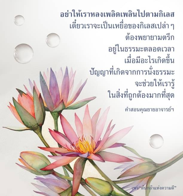 คําสอนคุณยายอาจารย์ฯ - เรียนรู้และปฏิบัติตามธรรมะ