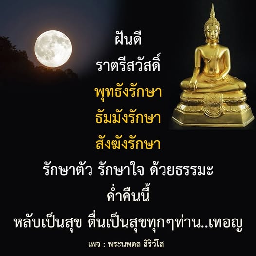 ค้นพบความสงบและความสุขก่อนนอนด้วยคำสอนจากพระนพดล สิริวํโส ฝันดี ราตรีสวัสดิ์ รักษาตัว รักษาใจ ด้วยธรรมะ ให้ค่ำคืนนี้เป็นค่ำคืนที่เต็มไปด้วยความสงบสุข.
