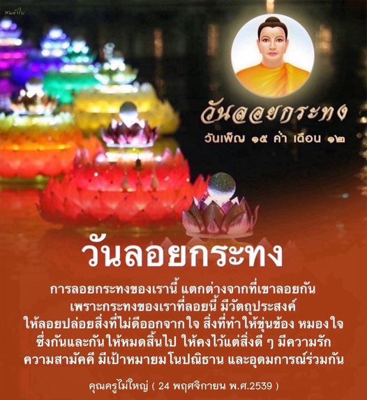 สำรวจความหมายและประเพณีวันลอยกระทงในประเทศไทย ที่มีวัตถุประสงค์ในการปล่อยสิ่งไม่ดีออกจากใจ พร้อมร่วมสร้างความรักและความสามัคคีในสังคม ผ่านการลอยกระทงที่มีเอกลักษณ์เฉพาะตัว