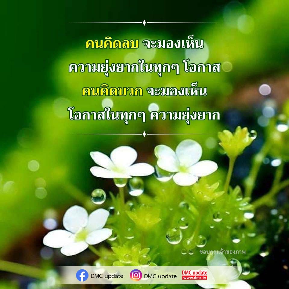 การคิดบวกและการคิดลบ: มุมมองที่แตกต่างในการเผชิญปัญหา