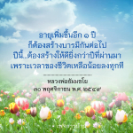 สร้างบารมีให้ดียิ่งขึ้นในปีนี้