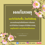 ผลและเหตุ: ความสัมพันธ์ที่สำคัญในชีวิต