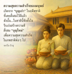 ความสุขและความสำเร็จของมนุษย์จากบุญเก่า