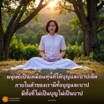 มนุษย์เป็นหุ่นแห่งบุญและบาป - พุทธพจน์เตือนใจ