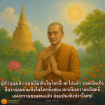 พุทธพจน์เตือนใจ: การทำบุญและความบันเทิงในโลกนี้