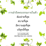 การเข้าถึงพระธรรมกายในตัว: สบายและบริสุทธิ์ที่สุด
