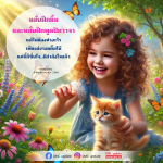 หมั่นฝึกยิ้มและพูดปิยวาจาเพื่อสร้างกำลังใจ