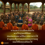 พุทธพจน์เตือนใจ: การทานและการรบที่มีผลเสมอกัน