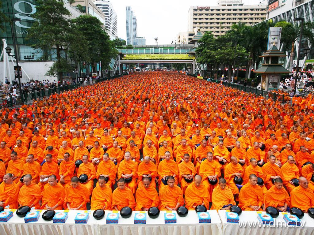 ภาพพื้นหลัง No.2058:ประมวลภาพตักบาตรพระทั่วไทย