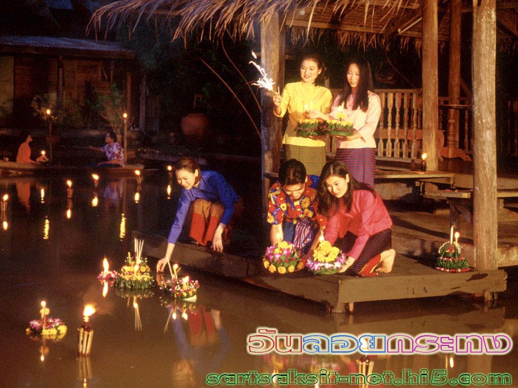 ภาพพื้นหลัง No.2614:ภาพวันลอยกระทง