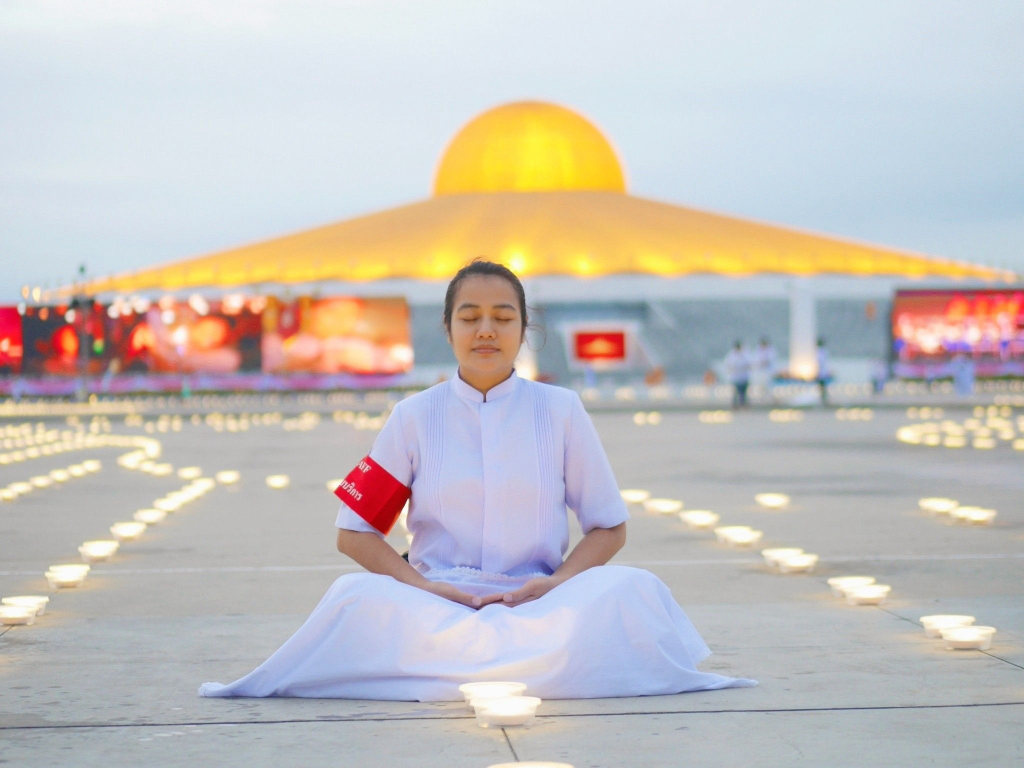 การทำสมาธิในงานพิธีทางศาสนา