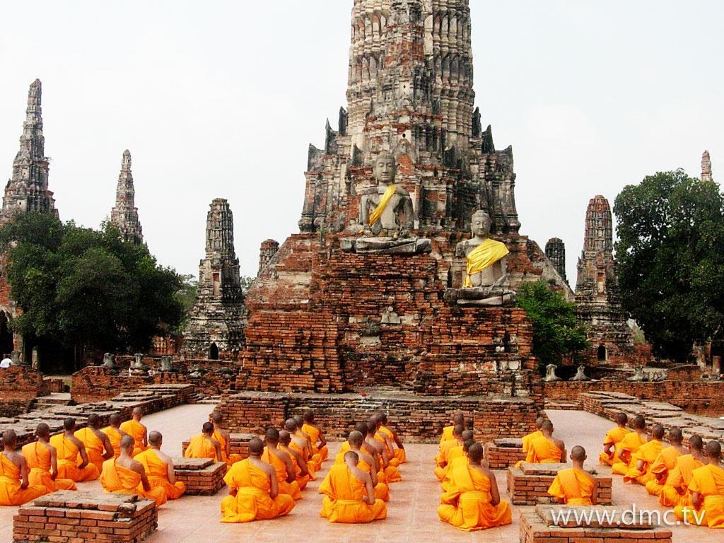 ภาพพื้นหลัง No.737:โครงการบวชพระแสนรูปทุกหมู่บ้านทั่วไทย