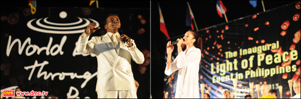 คุณ Howard McCrary (โฮเวิร์ด แมคแคลรี่) และ คุณ เกรซโชว์  ร่วมร้องเพลง “With True Love From Pinoy” ประพันธ์โดย “ตะวันธรรม”
