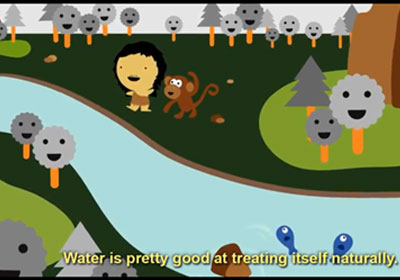 น้ำมีความสามารถในการบำบัดตัวเองตามธรรมชาติอยู่แล้ว