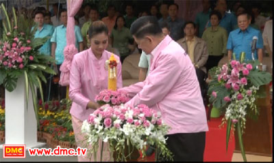 จังหวัดสุพรรษบุรีเปิดงานแห่เทียนพรรษา เนื่องในวันเข้าพรรษา