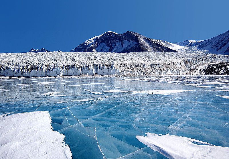 ภาพน้ำแข็งขั้วโลกละลาย