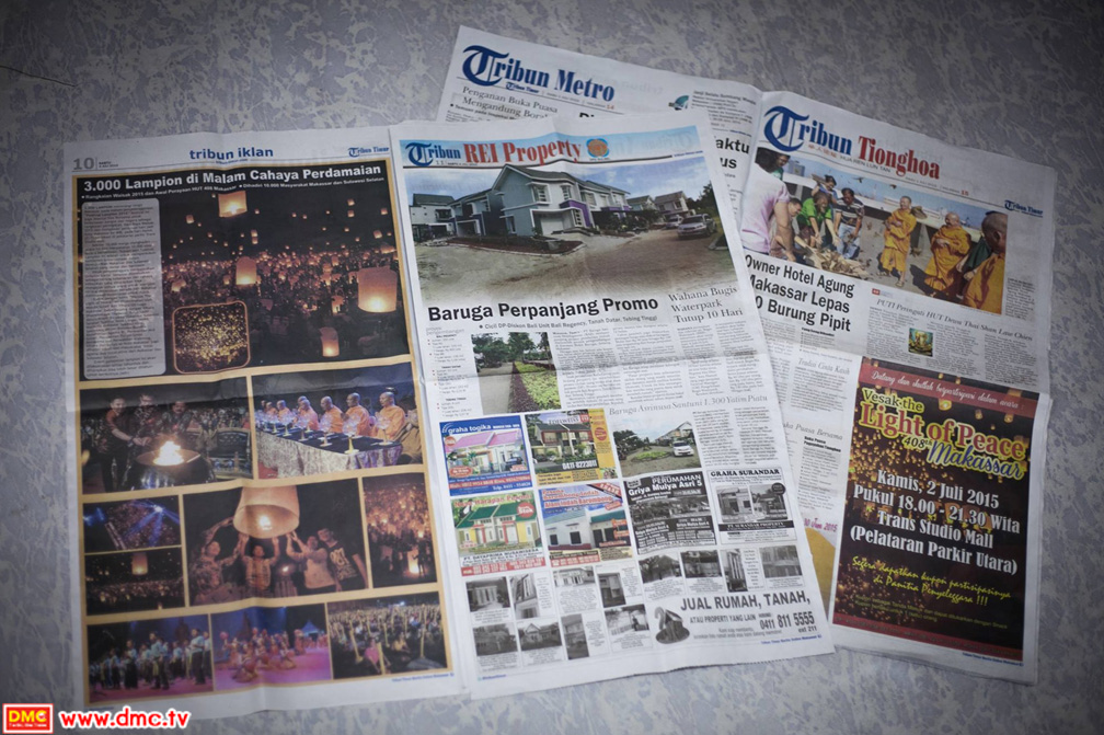 หนังสือพิมพ์ “ทริบุน ติมอร์” (Tribun Timur) ช่วยกระจายข่าวประชาสัมพันธ์อย่างต่อเนื่องทั้งก่อนงานและหลังงาน