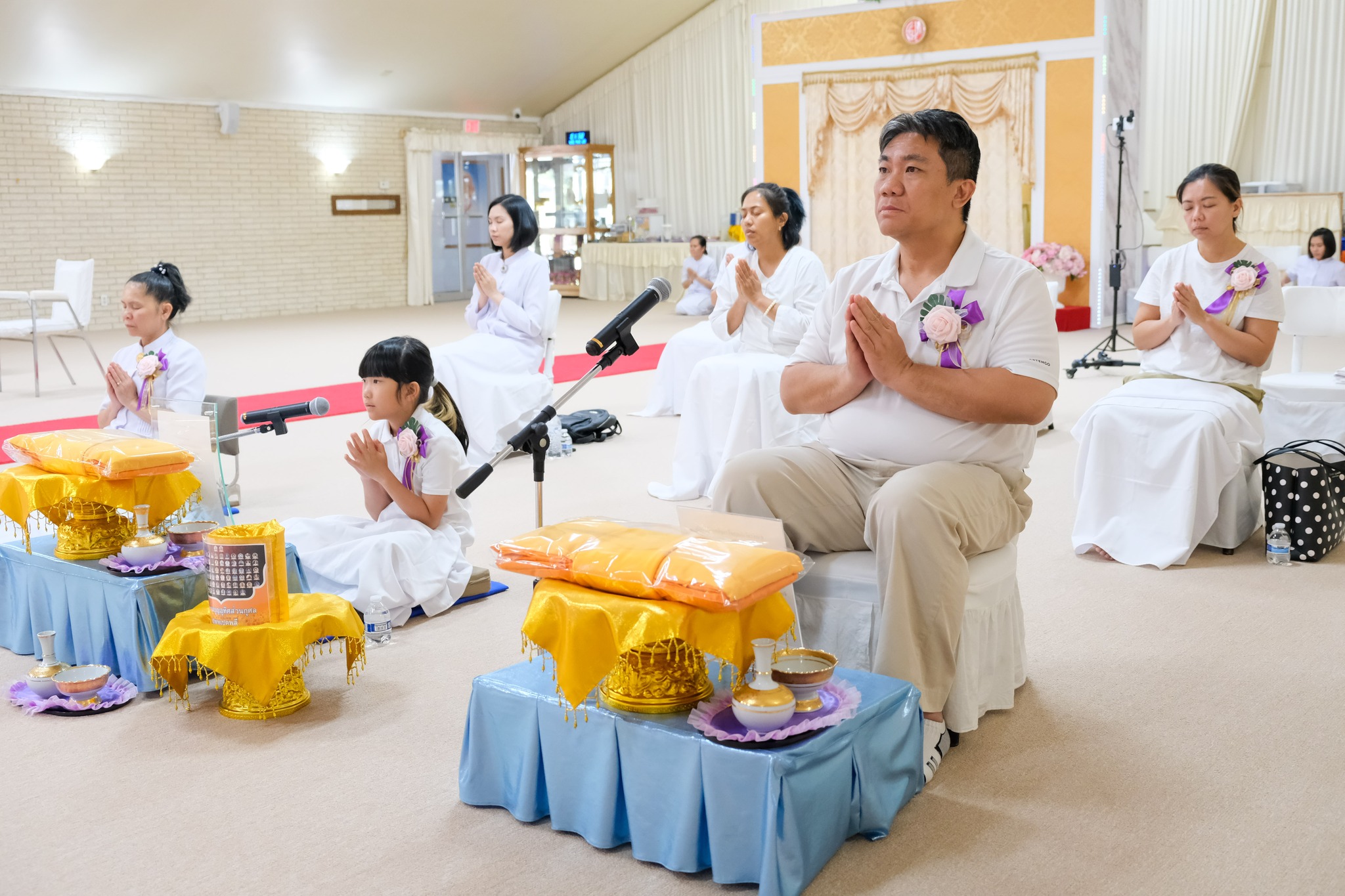 วัดพระธรรมกายเท็กซัส จัดพิธีบุพเปตพลี