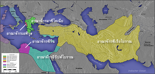 แผนที่อาณาจักรซีเรียโบราณ