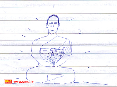ภาพวาดประสบการณ์ภายในของพระธรรมทายาทพยุงฤทธิ์ พลยุตฺโต, หนุ่มฮิบฮอบ, พลิกชีวิตด้วยบุญบวช