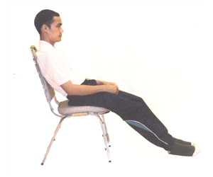 ท่านั่งบนเก้าอี้ที่ผิด ท่านั่งบนเก้าอี้ที่ผิด