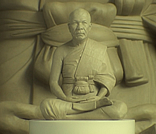 Sculpting Pramongkolthepmuni (Sodh Candasaro)'s Model to be the Golden Statue