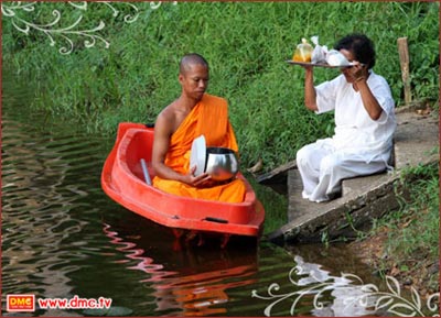 Generally, Buddhists are fond of giving to monks and virtuous persons regularly.