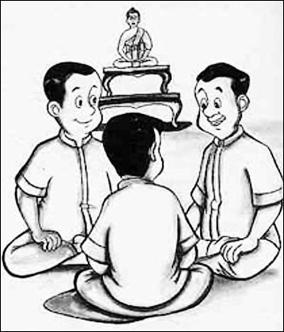 Dhamma Discussions are conversations consisting of question and answer sessions, between two or more people.