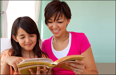 Parents must find good books for them to read.