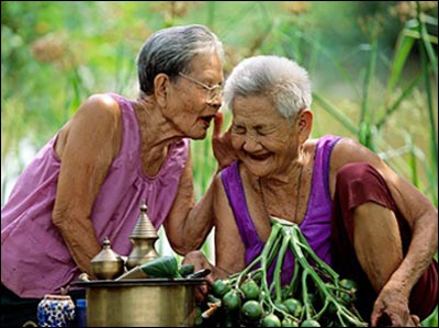 However, later in life, the same rays of aging bring us skin which is wrinkled and dry